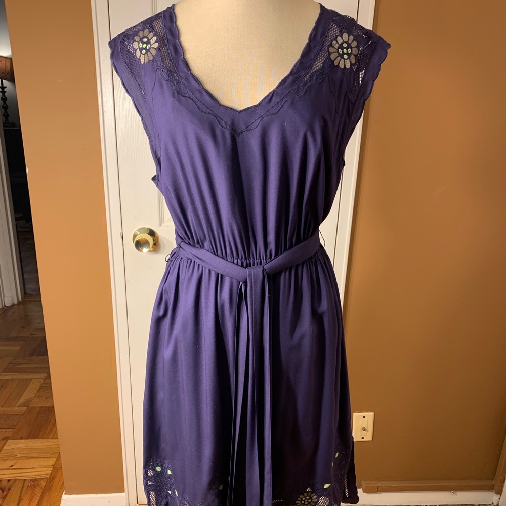 Anthropologie Maeve Purple medium